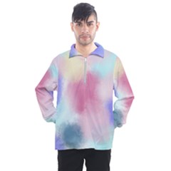 Pastel Ballons, Ballons, Men s Half Zip Pullover