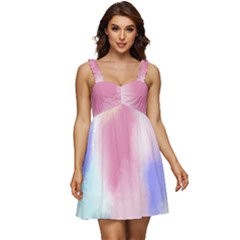 Pastel Ballons, Ballons, Ruffle Strap Babydoll Chiffon Dress