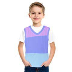 Pastel Colour, Blue, Lilac, Orange, Pastel, Pink, Romance Kids  Basketball Tank Top by kyorashop23