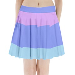 Pastel Colour, Blue, Lilac, Orange, Pastel, Pink, Romance Pleated Mini Skirt by kyorashop23