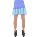 Pastel Colour, Blue, Lilac, Orange, Pastel, Pink, Romance Wrap Front Skirt View2