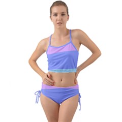 Pastel Colour, Blue, Lilac, Orange, Pastel, Pink, Romance Mini Tank Bikini Set by kyorashop23