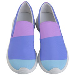 Pastel Colour, Blue, Lilac, Orange, Pastel, Pink, Romance Women s Lightweight Slip Ons by kyorashop23