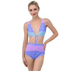 Pastel Colour, Blue, Lilac, Orange, Pastel, Pink, Romance Tied Up Two Piece Swimsuit by kyorashop23