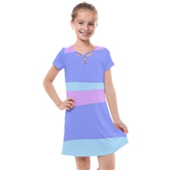 Pastel Colour, Blue, Lilac, Orange, Pastel, Pink, Romance Kids  Cross Web Dress by kyorashop23