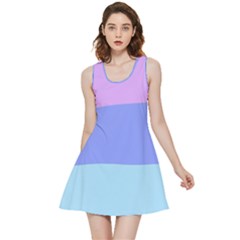 Pastel Colour, Blue, Lilac, Orange, Pastel, Pink, Romance Inside Out Reversible Sleeveless Dress by kyorashop23