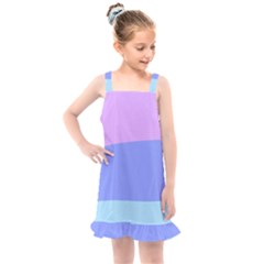 Pastel Colour, Blue, Lilac, Orange, Pastel, Pink, Romance Kids  Overall Dress by kyorashop23