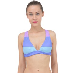 Pastel Colour, Blue, Lilac, Orange, Pastel, Pink, Romance Classic Banded Bikini Top by kyorashop23