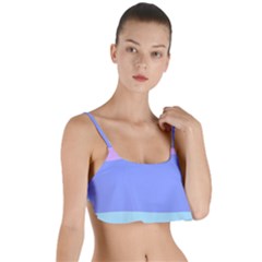 Pastel Colour, Blue, Lilac, Orange, Pastel, Pink, Romance Layered Top Bikini Top  by kyorashop23