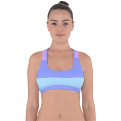 Pastel Colour, Blue, Lilac, Orange, Pastel, Pink, Romance Cross Back Hipster Bikini Top  by kyorashop23