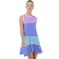 Pastel Colour, Blue, Lilac, Orange, Pastel, Pink, Romance Frill Swing Dress by kyorashop23