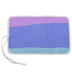 Pastel Colour, Blue, Lilac, Orange, Pastel, Pink, Romance Pen Storage Case (l)