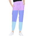 Pastel Colour, Blue, Lilac, Orange, Pastel, Pink, Romance Women s Tapered Pants View1