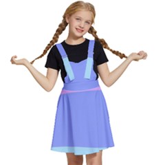 Pastel Colour, Blue, Lilac, Orange, Pastel, Pink, Romance Kids  Apron Dress by kyorashop23