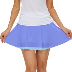 Pastel Colour, Blue, Lilac, Orange, Pastel, Pink, Romance Women s Skort by kyorashop23