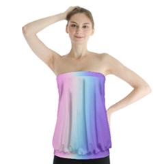 Pastel Rainbow, Color Strapless Top by kyorashop23