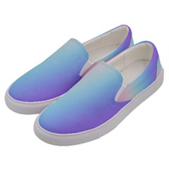 Pastel Rainbow, Color Men s Canvas Slip Ons by kyorashop23