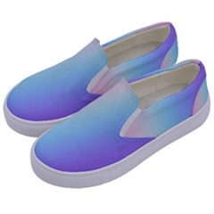 Pastel Rainbow, Color Kids  Canvas Slip Ons by kyorashop23