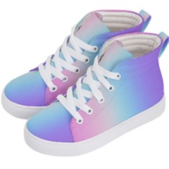 Pastel Rainbow, Color Kids  Hi-top Skate Sneakers by kyorashop23