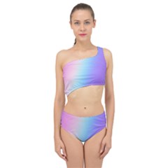 Pastel Rainbow, Color Spliced Up Two Piece Swimsuit by kyorashop23