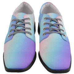 Pastel Rainbow, Color Women Heeled Oxford Shoes by kyorashop23