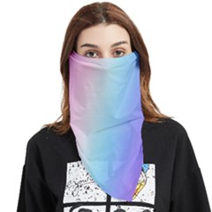 Pastel Rainbow, Color Face Covering Bandana (triangle) by kyorashop23