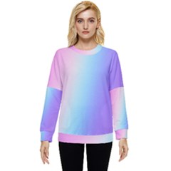 Pastel Rainbow, Color Hidden Pocket Sweatshirt