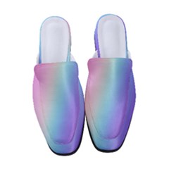 Pastel Rainbow, Color Women s Classic Backless Heels by kyorashop23