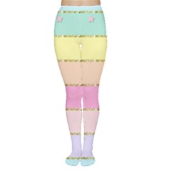 Pastel, Butterfly, Spring, Stripes, Tights by kyorashop23