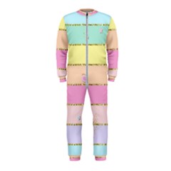 Pastel, Butterfly, Spring, Stripes, Onepiece Jumpsuit (kids)