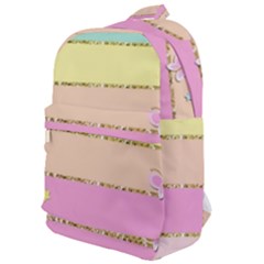 Pastel, Butterfly, Spring, Stripes, Classic Backpack by kyorashop23