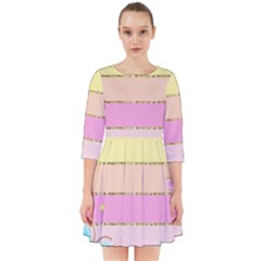 Pastel, Butterfly, Spring, Stripes, Smock Dress by kyorashop23