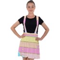 Pastel, Butterfly, Spring, Stripes, Velvet Suspender Skater Skirt View1