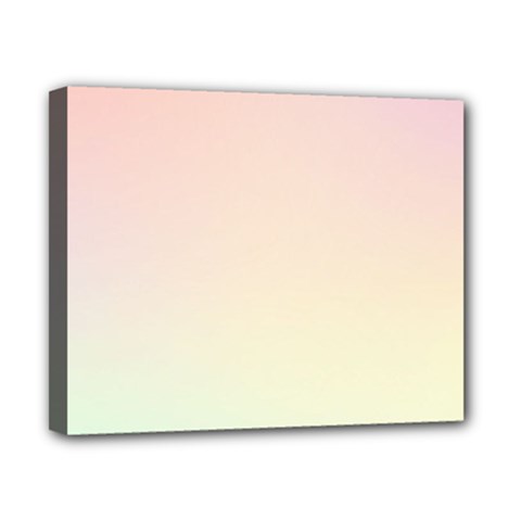 Rainbow Pastel, Purple, Gradient, Light, Led, Pink, Simple Canvas 10  X 8  (stretched) by kyorashop23