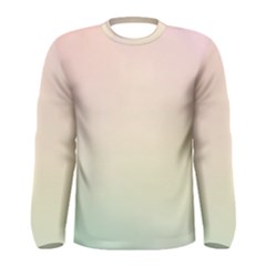 Rainbow Pastel, Purple, Gradient, Light, Led, Pink, Simple Men s Long Sleeve T-shirt