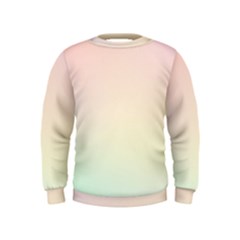 Rainbow Pastel, Purple, Gradient, Light, Led, Pink, Simple Kids  Sweatshirt