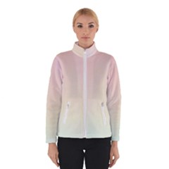 Rainbow Pastel, Purple, Gradient, Light, Led, Pink, Simple Women s Bomber Jacket