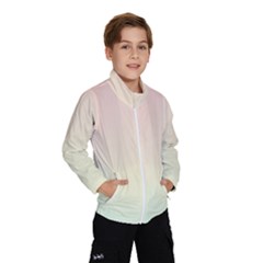 Rainbow Pastel, Purple, Gradient, Light, Led, Pink, Simple Kids  Windbreaker