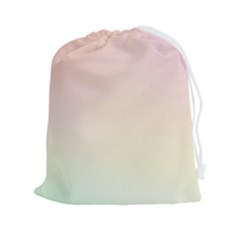 Rainbow Pastel, Purple, Gradient, Light, Led, Pink, Simple Drawstring Pouch (2xl) by kyorashop23