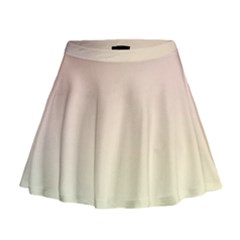 Rainbow Pastel, Purple, Gradient, Light, Led, Pink, Simple Mini Flare Skirt by kyorashop23