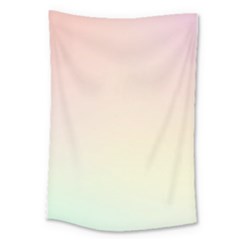 Rainbow Pastel, Purple, Gradient, Light, Led, Pink, Simple Large Tapestry