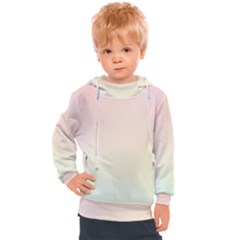 Rainbow Pastel, Purple, Gradient, Light, Led, Pink, Simple Kids  Hooded Pullover by kyorashop23