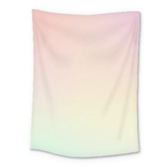 Rainbow Pastel, Purple, Gradient, Light, Led, Pink, Simple Medium Tapestry