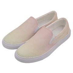 Rainbow Pastel, Purple, Gradient, Light, Led, Pink, Simple Men s Canvas Slip Ons by kyorashop23