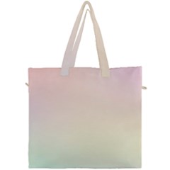 Rainbow Pastel, Purple, Gradient, Light, Led, Pink, Simple Canvas Travel Bag by kyorashop23