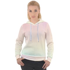 Rainbow Pastel, Purple, Gradient, Light, Led, Pink, Simple Women s Overhead Hoodie