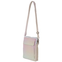 Rainbow Pastel, Purple, Gradient, Light, Led, Pink, Simple Multi Function Travel Bag by kyorashop23