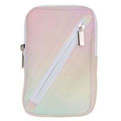 Rainbow Pastel, Purple, Gradient, Light, Led, Pink, Simple Belt Pouch Bag (small) by kyorashop23