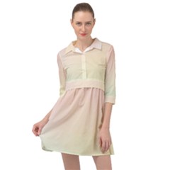 Rainbow Pastel, Purple, Gradient, Light, Led, Pink, Simple Mini Skater Shirt Dress by kyorashop23