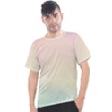 Rainbow Pastel, Purple, Gradient, Light, Led, Pink, Simple Men s Sport Top View1